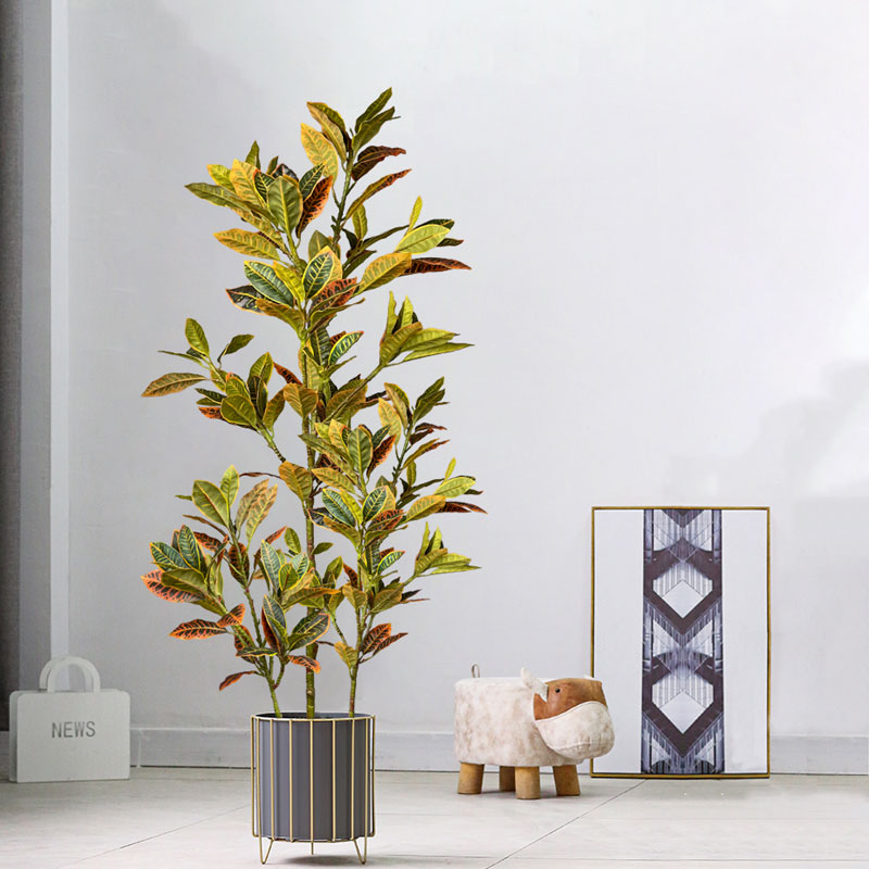 Ficus Lyrata Tree - 120 см большое искусственное фикусное дерево,