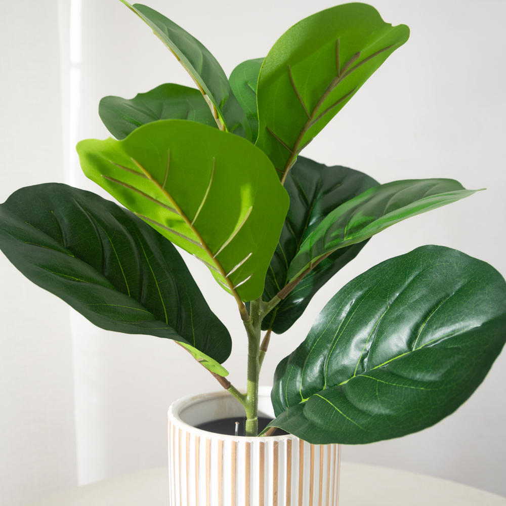 38 см, 9 вилок, искусственные  – обзор и цена Ficus Lyrata Tree