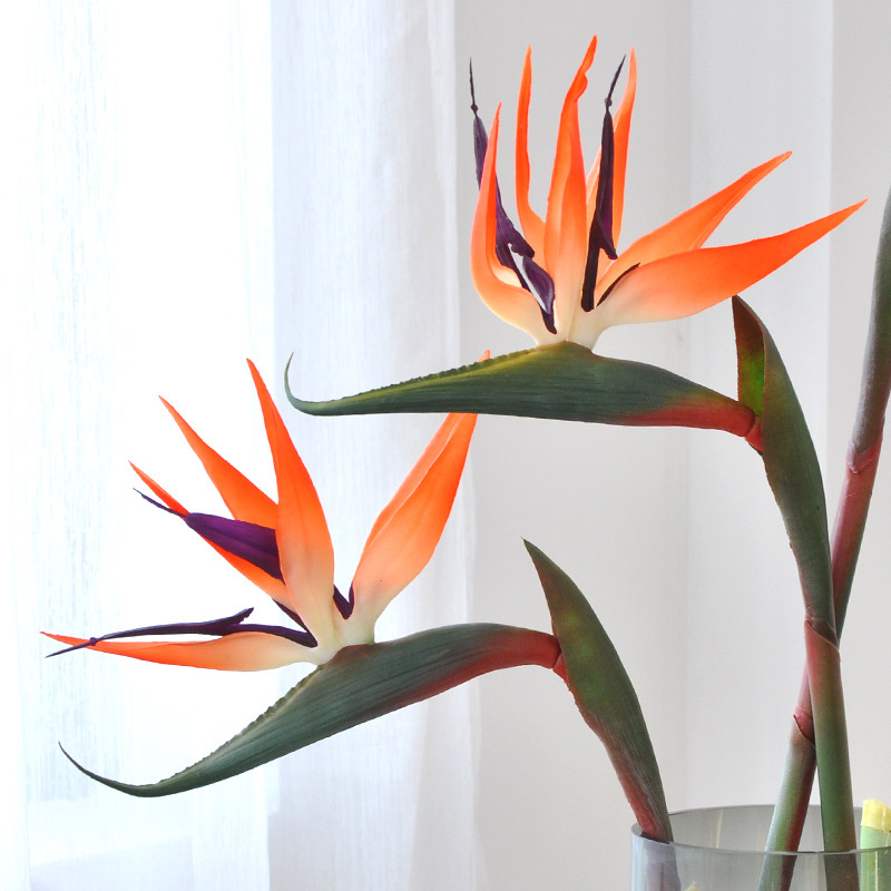 3 шт. искусственных цветов стр – обзор и цена Bird Paradise Strelitzia